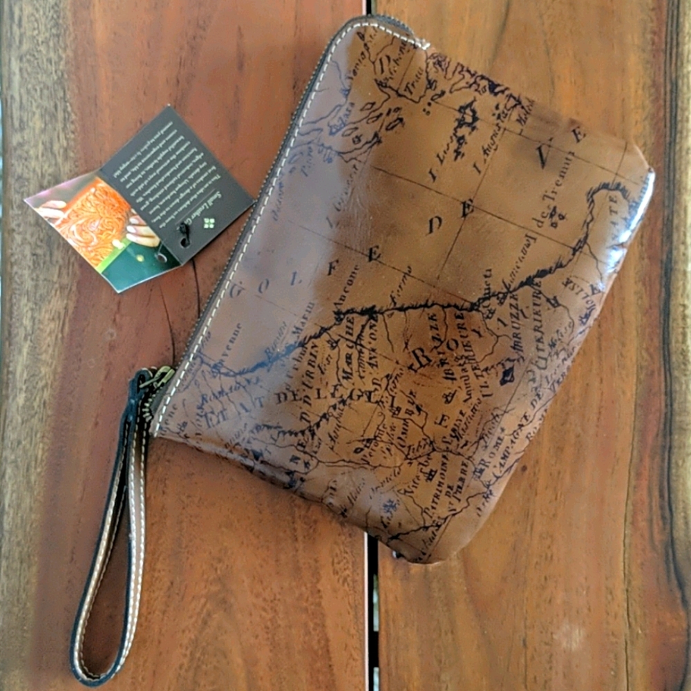 Patricia Nash Leather Wristlet